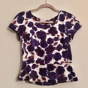 Versatile Anne Taylor Peplum Top (size 2)